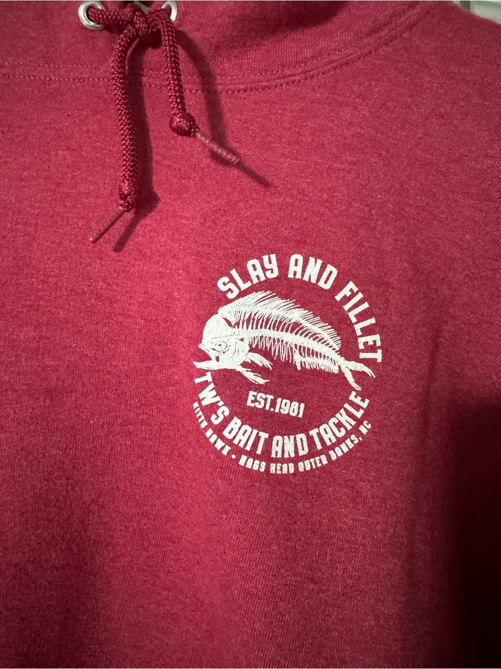 Women’s large TW bait and tackle outer banks hoodie - Picture 2 of 3